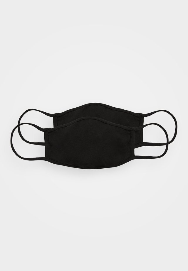 2 PACK - Maska z tkaniny - black