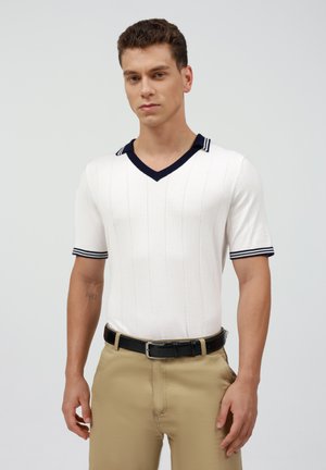 Polo - white/black