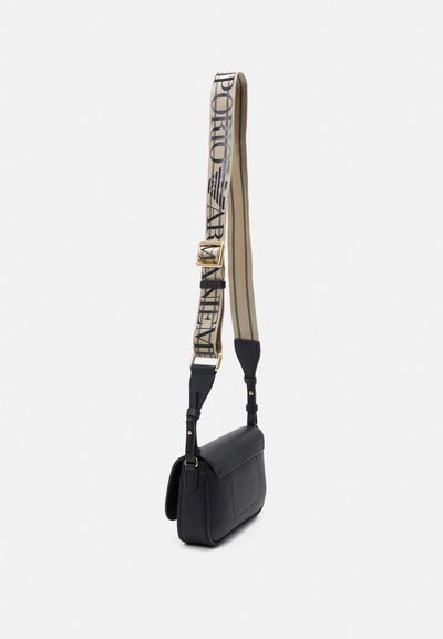 Emporio Armani FLAP CROSSBODY - Sac bandoulière - black