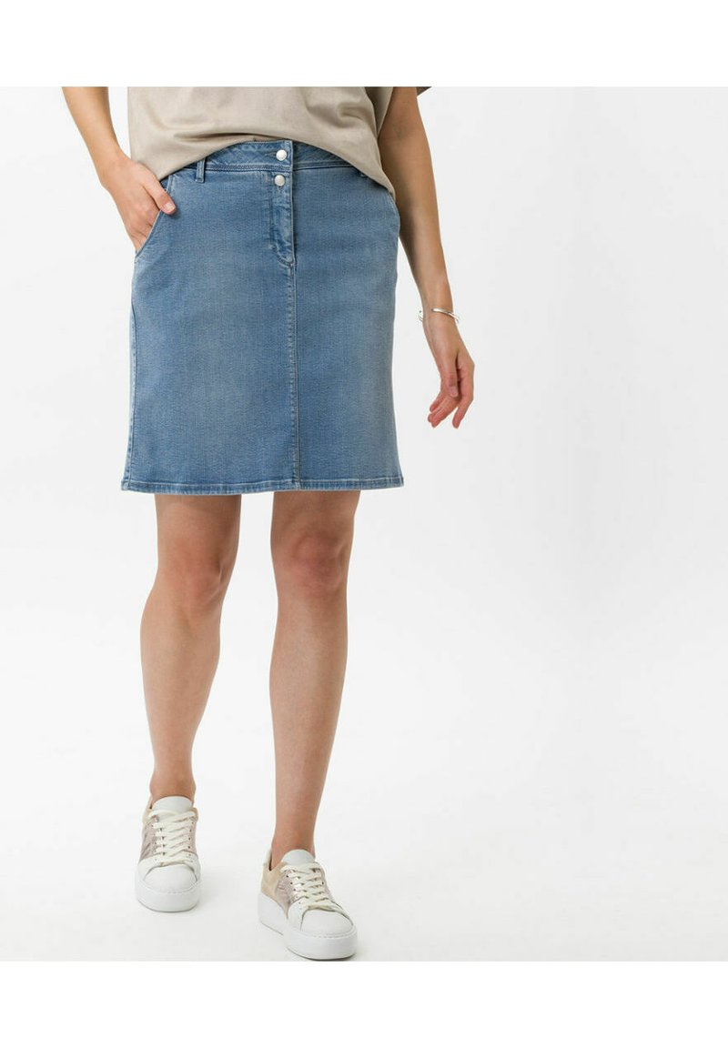 Damen Jeansröcke | BRAX STYLE KIMI Jeansrock used light blue/hellblau - NM26293 Damen Jeansröcke | BRAX STYLE KIMI Jeansrock used light blue/hellblau - NM26293