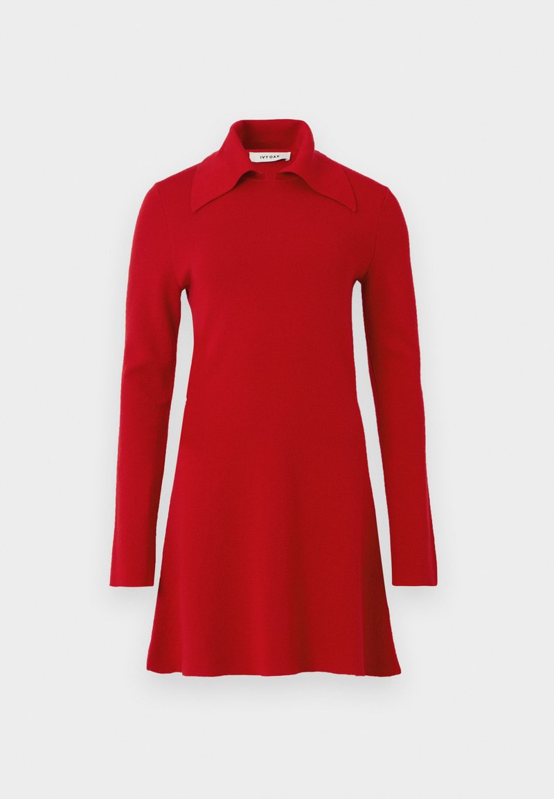 IVY OAK Gebreide jurk rood
