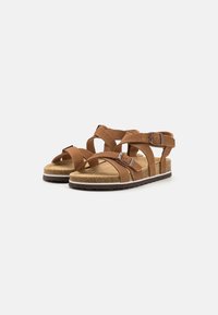 Anna Field LEATHER - Sandals - cognac