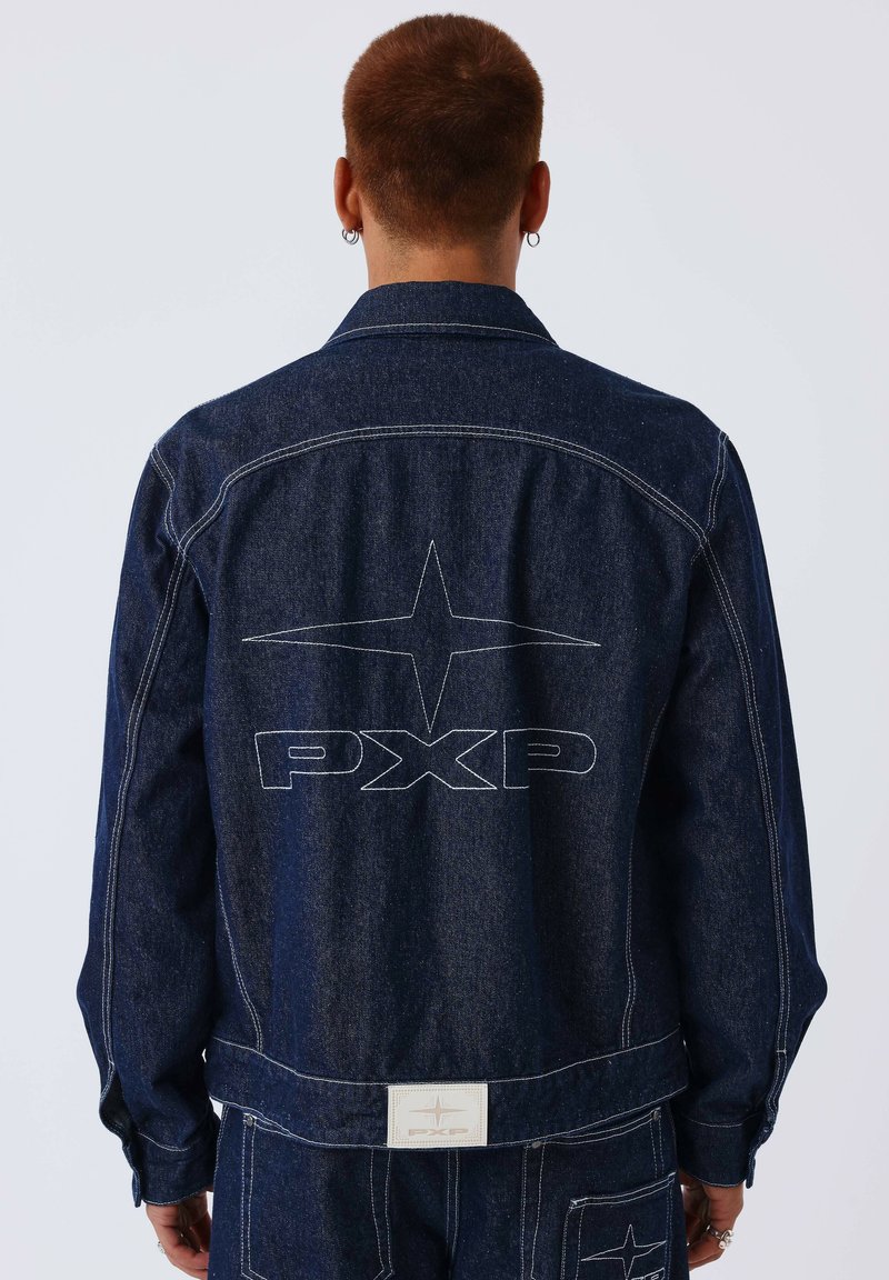 Project X Paris KNOCKOUT - Denim jacket - bleu saphir - bleu