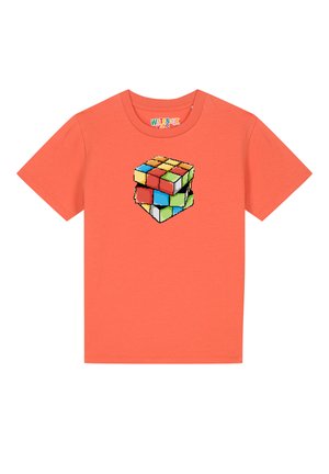 PIXEL ZAUBERWÜRFEL - Print T-shirt - fiesta