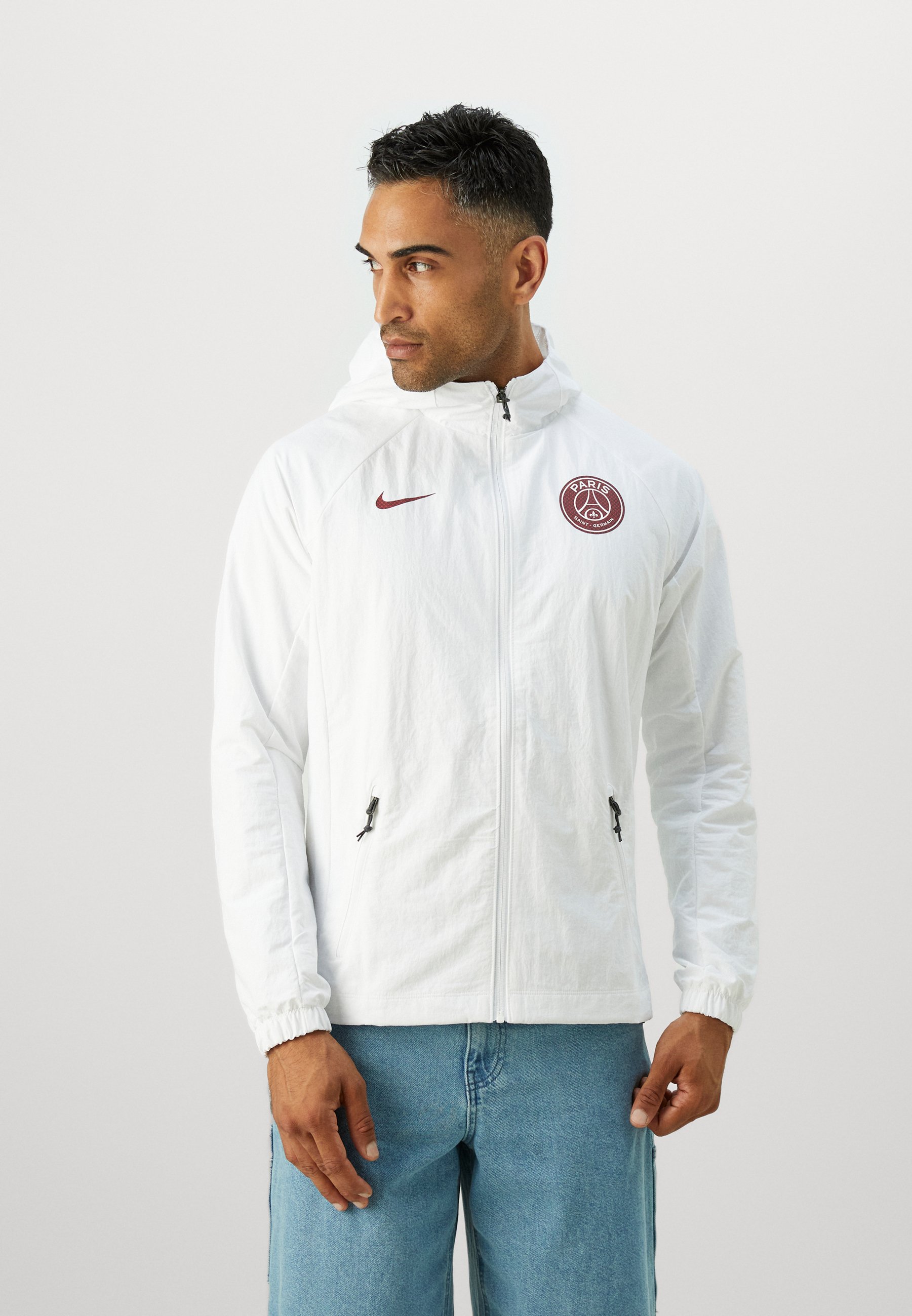 Nike PSG フード付きジャケット ホワイト パリサンジェルマン Nike(ナイキ) アウター・ジャケット(メンズ