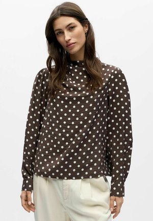 POLKA-DOT - Bluse - seal brown