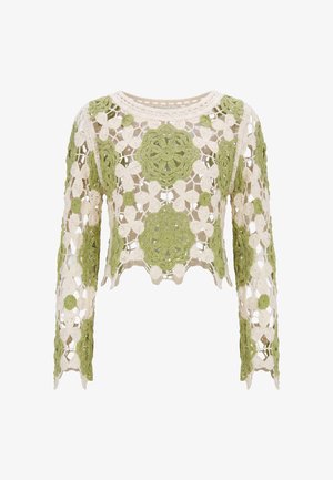 IZIA, IZIA SWEATER - Striktrøje - green