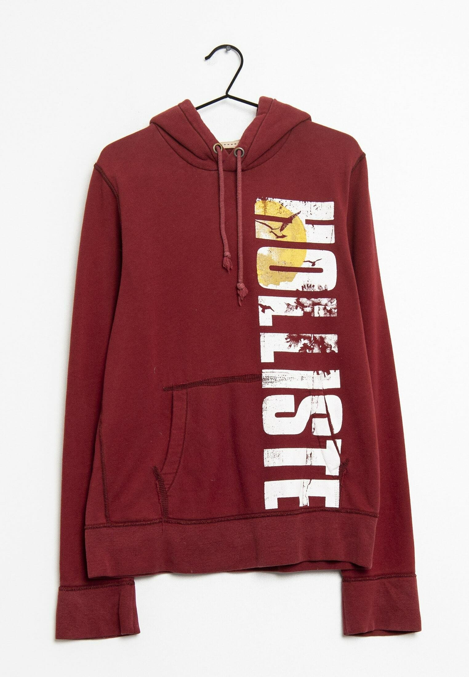 hollister red hoodie