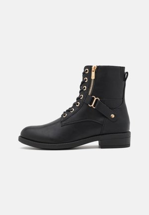 Bottines à lacets - black