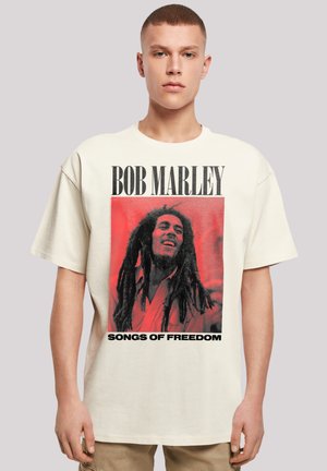 BOB MARLEY SONGS OF FREEDOM REGGAE MUSIC - T-Shirt print - sand