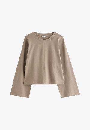 Lindex, LINDEX JERSEY TOP WITH WIDE SLEEVES LINDEX - Langærmet T-shirt - light dusty khaki