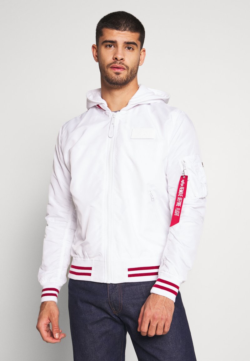 Alpha Industries HOOD DEFENSE - Leichte Jacke - white