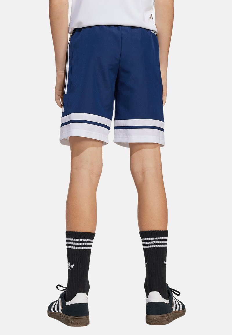 Pantaloni Corti Pantaloncini Adidas Strisce Orizzontali