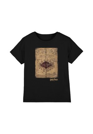 Cotton Soul, HARRY POTTER MARAUDERS MAP UNISEX - Print T-shirt - black