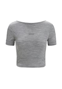 Icebreaker - NATURAL ZONEKNIT BACK - T-shirt basique - grey Image miniature 1