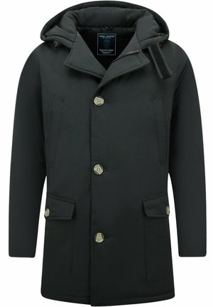 LANGE PARKA CAPUCHON  - ZWART - 7101 - Winterjas - zwart