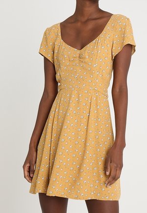Freizeitkleid - mustard yellow