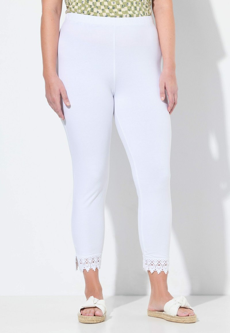 Ulla Popken 2 PACK CROPPED - Legíny - kalhoty - black