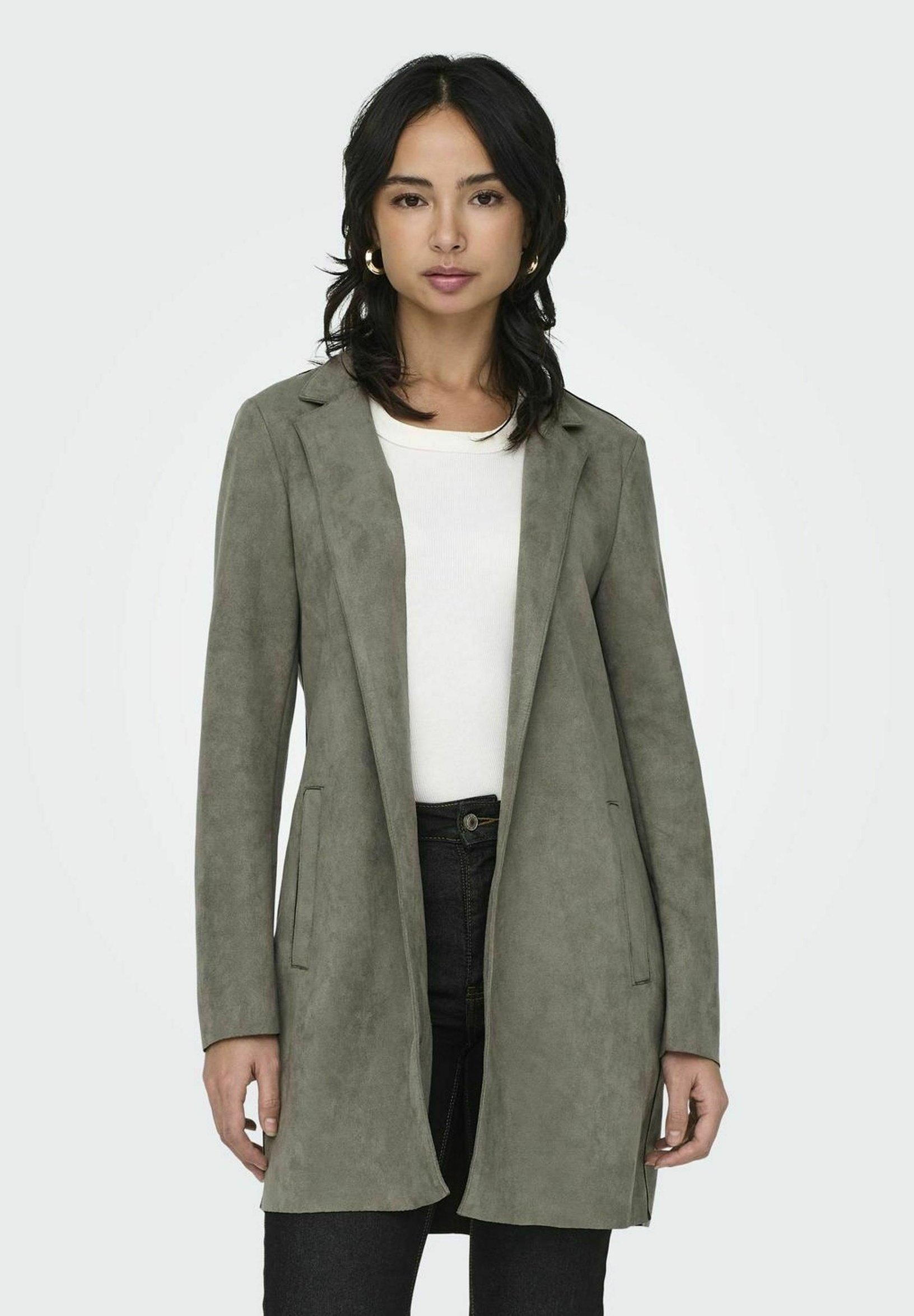 ONLY ONLSOHO OTW - Blazer - hot fudge detail:melange/bruin