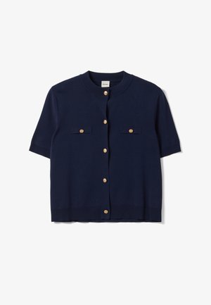 Stefanel, REGULAR-FIT CARDIGAN. - Cardigan - navy blue