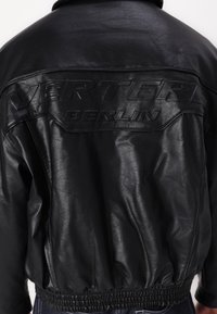 Vertere Berlin RACING JACKET UNISEX - Veste en similicuir - black
