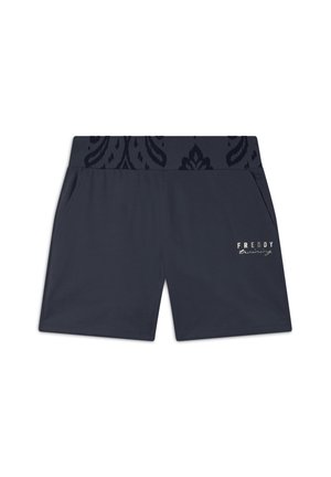 CON FASCIA - Pantalón corto de deporte - blu navy
