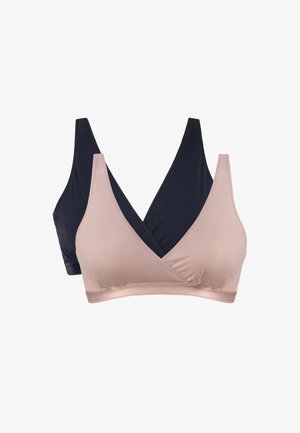 Mitex, 2-PACK - Sujetador sin aros - black pink