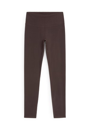 ARKET, ARKET SOFT STRETCH LEGGINGS - Legging (type pantalon) - brown