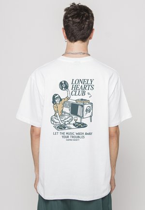 LONELY HEARTS UNISEX - T-shirt con stampa - white