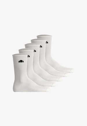 Ellesse, UNISEX 5ER PACK - ALACRE, CREW SOCKEN, LOGO, EINFARBIG - Socks - weiß