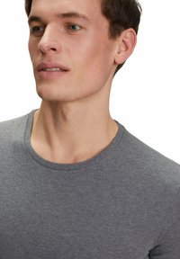 FALKE DAILY COMFORT 2-PACK ROUND NECK - Maglietta intima - dark grey heather