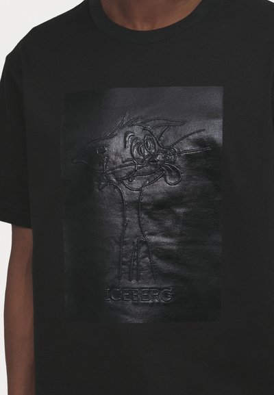 Iceberg Print T-shirt - nero