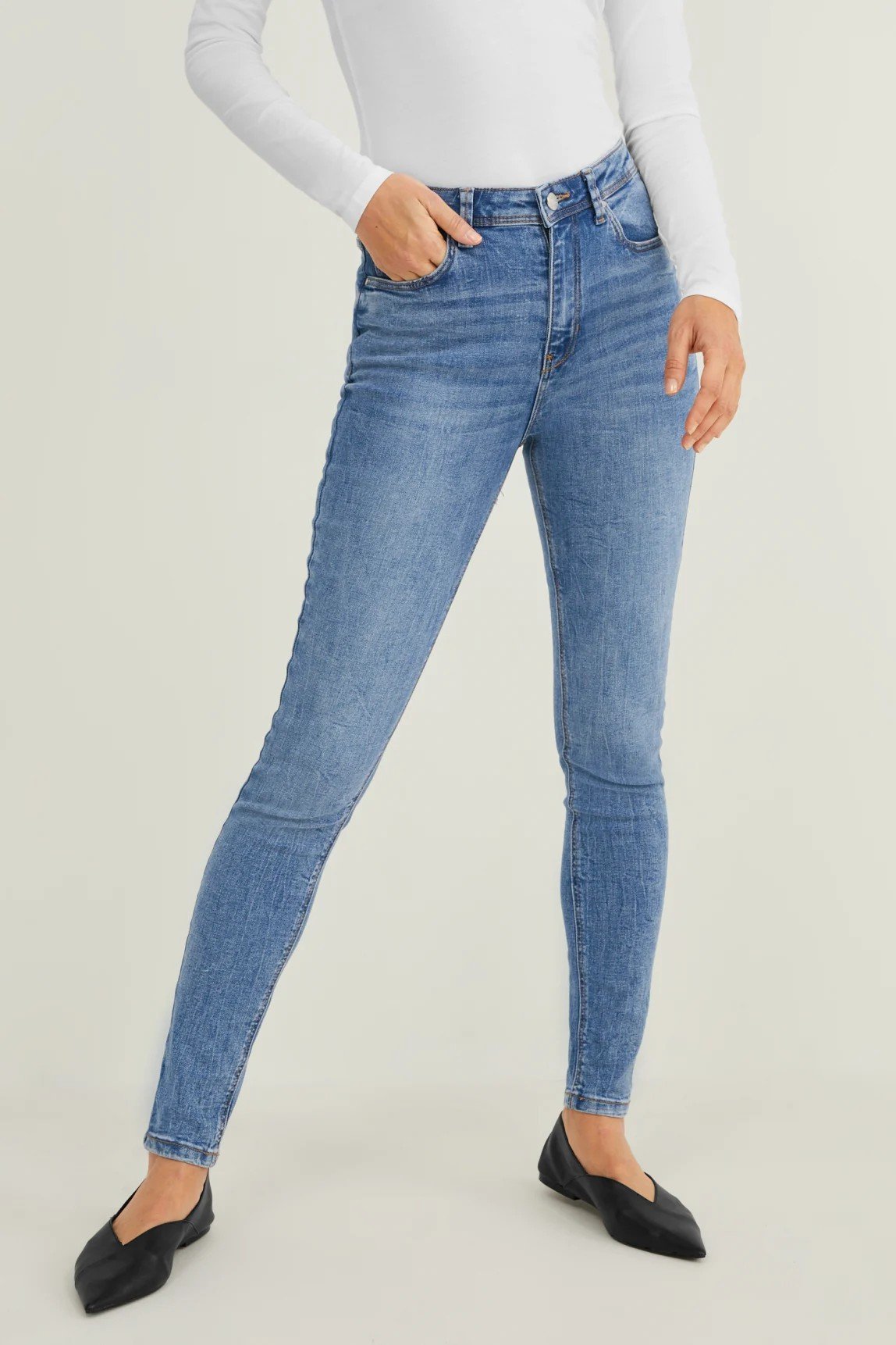 C\u0026A Jeans Skinny Fit - denim light blue 