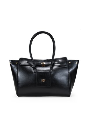 HOMBRO CON CINTURÓN Y BOLSILLOS - Bolso de mano - black