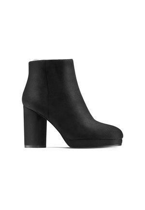 High heeled ankle boots - schwarz