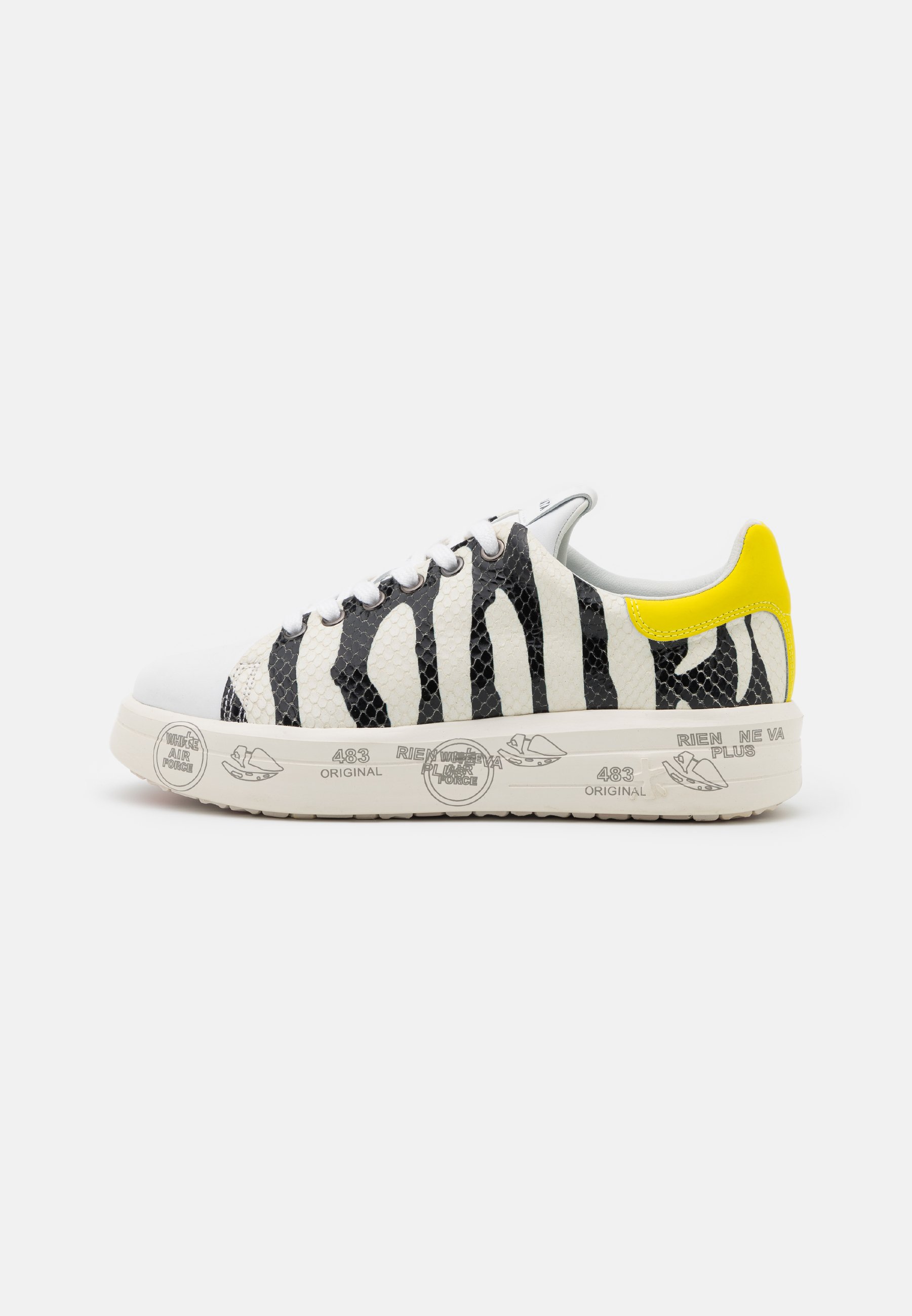 Premiata BELLE - Sneakers basse - white/black/bianco - Zalando
