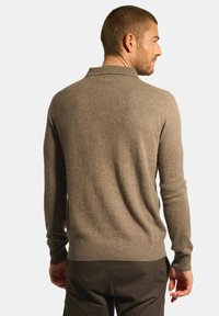Just Cashmere Longsleeve - mottled taupe