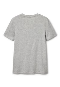United Colors of Benetton WITH V-NECK - Jednoduché tričko - grey