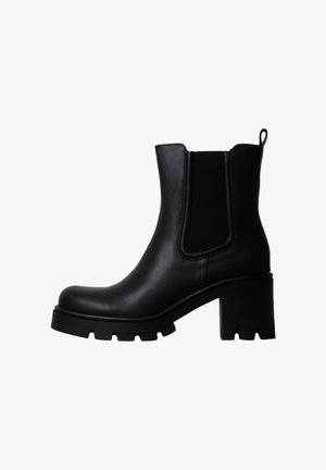 Super Mode, BOTTINES À ZIP SUPER MODE - Plateaustøvletter - noir