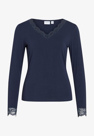 VILA, VICLURA - Camiseta de manga larga - navy blazer
