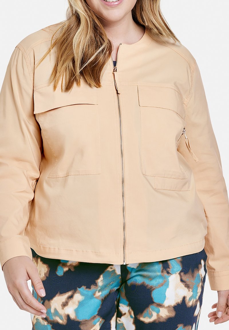 Damen Leichte Jacken | Samoon LÄSSIGE Blazer latte macchiato/sand - NH86317 Damen Leichte Jacken | Samoon LÄSSIGE Blazer latte macchiato/sand - NH86317