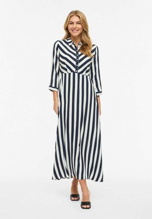 Maxikjole - navy blazer