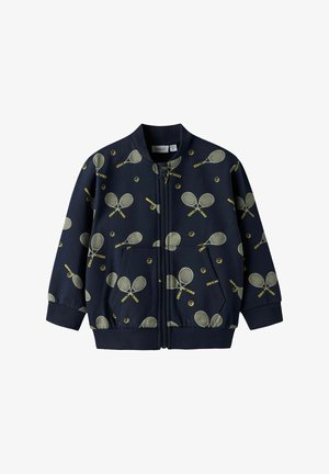 REGULAR FIT - Užtrauktuku užsegamas treningas - navy blazer