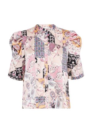 ICHI IXNINA - Blusa - pink lady patch print