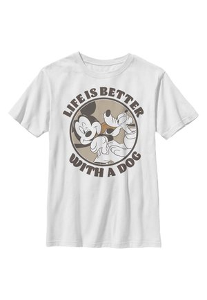 Disney MICKEY CLASSIC DOG LIFE - T-shirt z nadrukiem
