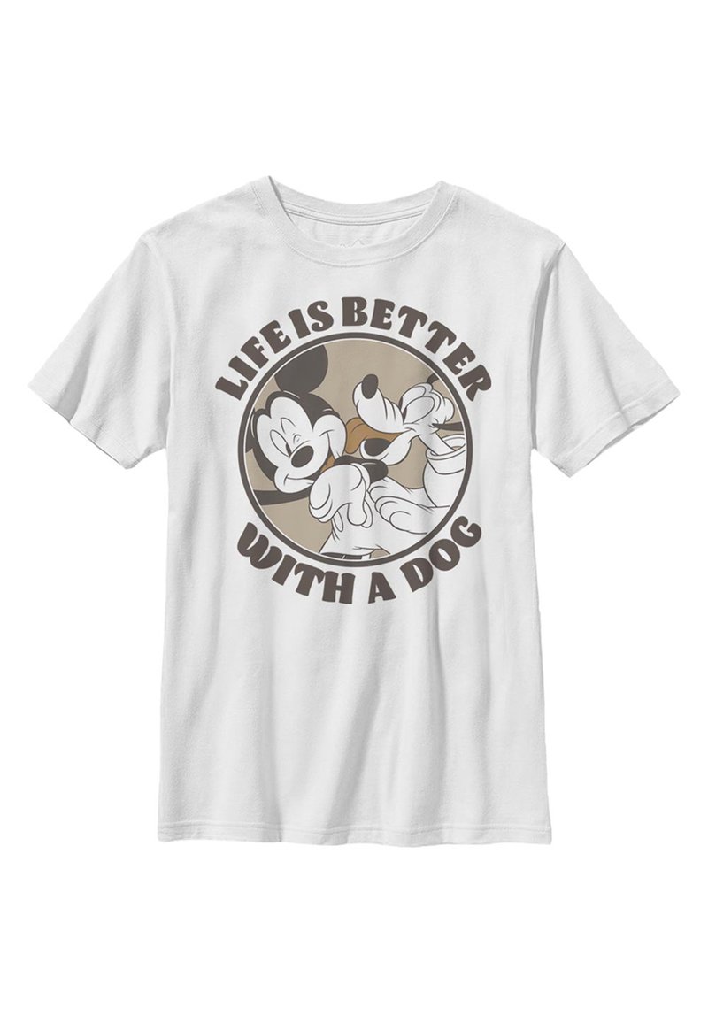 Disney MICKEY CLASSIC DOG LIFE - T-shirt z nadrukiem