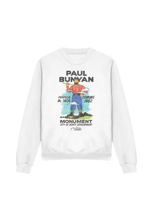 Cotton Soul, WELCOME TO DERRY PAUL BUNYAN MONUMENT - Sweatshirt - white