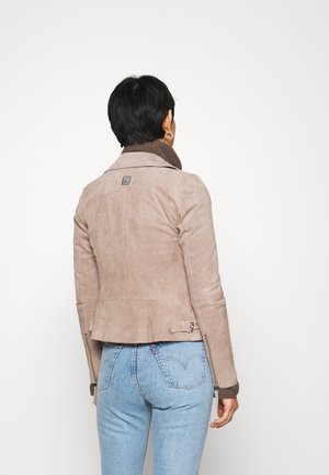 Leren jas - light brown