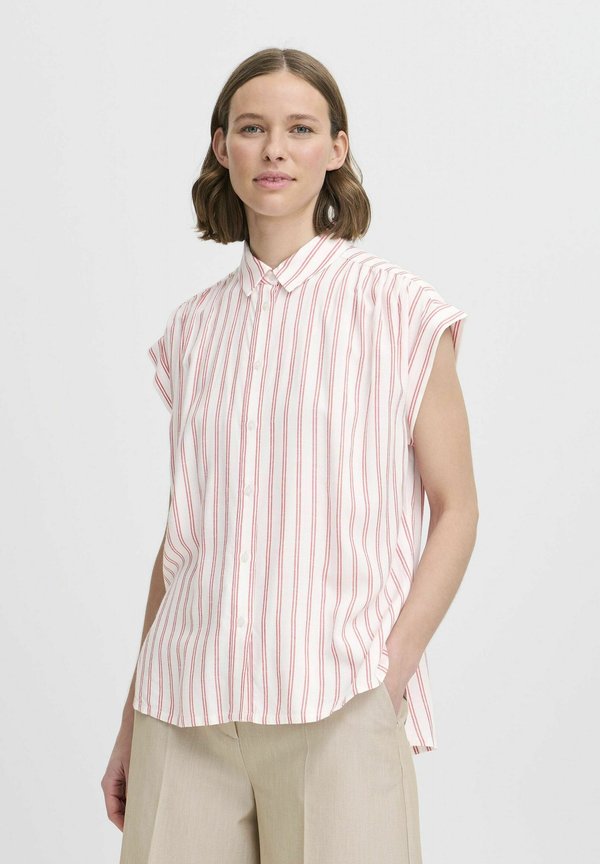 FRIGG - Button-down blouse - flame scarrlet mix