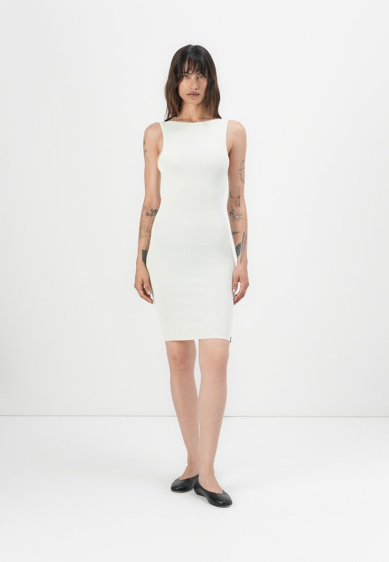 Calvin Klein Jeans Gebreide jurk crème Calvin Klein Jeans Gebreide jurk crème